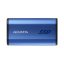Disco duro externo ADATA SE880 con capacidad de 4 TB, conectividad USB Tipo C 3.2 Gen 2, color azul. SKU: AELI-SE880-4TCBU