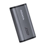 SSD externo ADATA SE880 de 500 GB con USB Tipo C y conectividad Wifi, SKU AELI-SE880-500GCGY, color gris