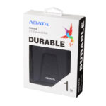 ADATA HD680 disco duro externo con capacidad de 1 TB y conectividad USB 3.2 Gen 1 en color negro, SKU AHD680-1TU31-CBK