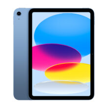Apple iPad con 256 GB de almacenamiento, pantalla de 11 pulgadas, Wi-Fi 6 y iPadOS 18 en color azul. SKU MD4H4HC/A