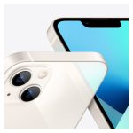 Apple iPhone 13 con SIM doble, iOS 15, 5G, 128 GB de almacenamiento, pantalla de 6.1 pulgadas en color blanco, SKU MLPG3ZD/A