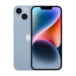 Apple iPhone 14 con pantalla de 6.1 pulgadas, almacenamiento de 128 GB, SIM doble, iOS 17, color azul, SKU MPVN3ZD/A