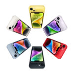 Apple iPhone 14 con doble SIM, iOS 16, pantalla de 6.1 pulgadas, 5G, 512 GB de almacenamiento en color negro. SKU MPWW3QL/A.