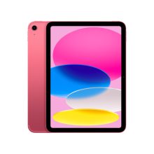 Apple iPad 5G TD-LTE & FDD-LTE con 256 GB de almacenamiento, pantalla de 27.7 cm (10.9 pulgadas), Wi-Fi 6, iPadOS 16 en color rosa. SKU: MQ6W3HC/A.