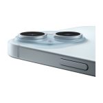 Imagen del Apple iPhone 15 en color negro, con 128 GB de almacenamiento, pantalla de 6.1 pulgadas, iOS 17, 5G, SIM doble y USB Tipo C. SKU: MTP03PX/A