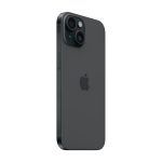 Teléfono móvil Apple iPhone 15 de 6.1 pulgadas con SIM doble, iOS 17, 5G, USB Tipo C, 256 GB en color negro, SKU MTP63ZD/A