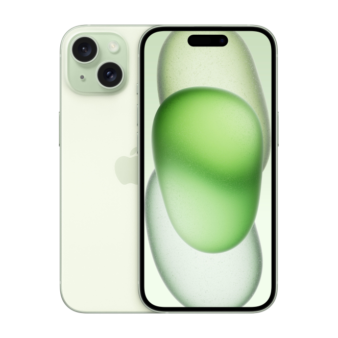Apple iPhone 15 - 6.1 pulgadas, doble SIM, iOS 17, 5G, USB Tipo C, 256 GB, Verde Apple iPhone 15 verde de 256 GB con pantalla de 6.1 pulgadas, doble SIM, iOS 17 y conexión 5G - SKU MTPA3SX/A