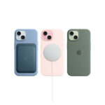 Imagen del Apple iPhone 15 Plus de 17 cm con SIM doble, iOS 17, 5G, USB Tipo C, 128 GB en color verde, SKU MU173QN/A