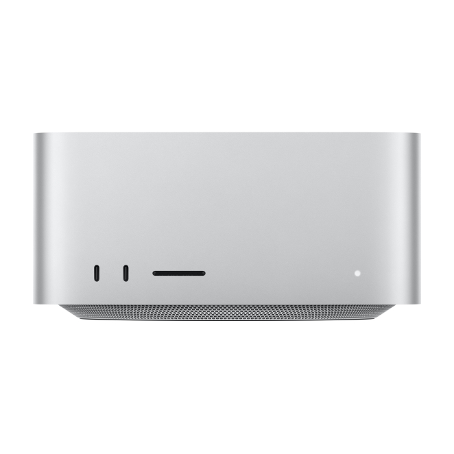 Apple Mac Studio Mini PC Plata con Apple M4 Max y 36 GB RAM Imagen del Apple Mac Studio con procesador Apple M4 Max, 36 GB de RAM y 512 GB SSD, modelo MU963ZE/A