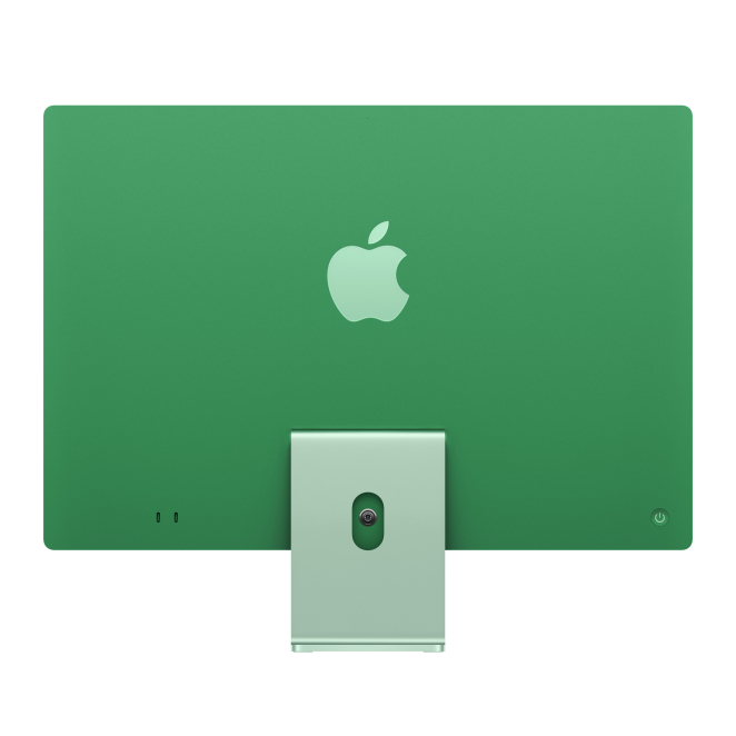Apple iMac Apple M M4 59,7 cm (23.5″) 4480 x 2520 Pixeles PC todo en uno 16 GB 256 GB SSD macOS Sequoia Wi-Fi 6E (802.11ax) Verde 2 Vista lateral del iMac Apple M M4 verde