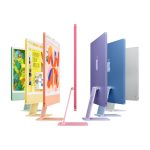 Imagen del Apple iMac todo en uno con procesador Apple M, pantalla de 59,7 cm (23.5 pulgadas) con resolución de 4480 x 2520 Pixeles, 16 GB de RAM, 512 GB SSD y macOS Sequoia, SKU MWUV3ZE/A, color plata