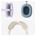 Auriculares inalámbricos Apple AirPods Max color naranja con diadema, compatibilidad Bluetooth, puerto USB Tipo C y soporte para llamadas y música. SKU: MWW73ZM/A