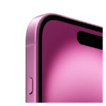 Apple iPhone 16 Plus de color rosado, pantalla de 6.7 pulgadas, 256 GB de almacenamiento, compatible con 5G y SIM doble, SKU MXY13HX/A