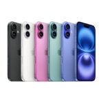 Imagen del Apple iPhone 16 en color Verde Azulado, pantalla de 6.1 pulgadas, 128 GB de almacenamiento, SIM doble y conectividad 5G. SKU MYED3HX/A.