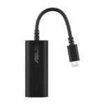 Adaptador Ethernet ASUS USB-C 2.5G modelo USB-C2500 V2 con SKU 90IG0A60-MW0L0V para conexiones de alta velocidad.