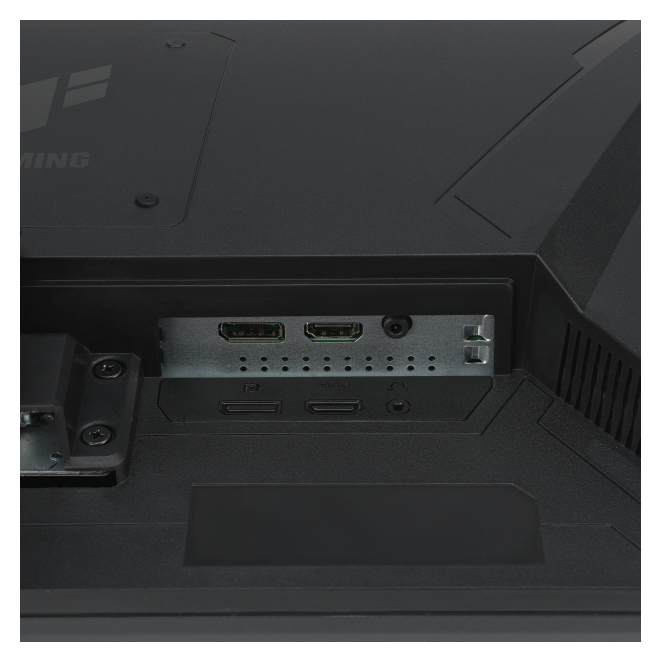 ASUS TUF Gaming VG279QE5A pantalla para PC 68,6 cm (27″) 1920 x 1080 Pixeles Full HD LCD Negro 4 ASUS TUF Gaming VG279QE5A conexiones traseras