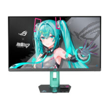 Monitor para PC ASUS ROG Strix XG27ACMEG-G edición Hatsune Miku con pantalla de 27 pulgadas, resolución 2560x1440 pixeles, Wide Quad HD LCD, SKU 90LM0C7U-B01371.