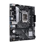 Imagen de la placa base ASUS PRIME B660M-K D4 con chipset Intel B660 LGA 1700, modelo micro ATX. SKU: 90MB1950-M1EAY0