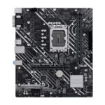 ASUS PRIME H610M-E D4-CSM micro ATX motherboard featuring Intel H610 chipset, LGA 1700 socket and DDR4 support. SKU: 90MB19N0-M1EAYC