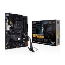 Placa base ASUS TUF GAMING B550-PLUS WIFI II con chipset AMD B550, zócalo AM4 y formato ATX, SKU 90MB19U0-M0EAY0