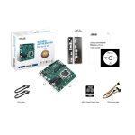 Placa base ASUS Pro H610T D4-CSM con chipset Intel H610, compatible con socket LGA 1700 y formato mini ITX - SKU 90MB1AM0-M0EAYC