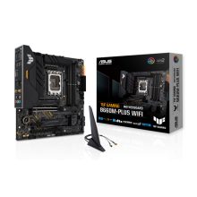 Imagen de la ASUS TUF GAMING B660M-PLUS WIFI, placa base micro ATX con chipset Intel B660, socket LGA 1700, SKU 90MB1AZ0-M1EAY0