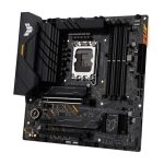 Imagen de la ASUS TUF GAMING B660M-PLUS WIFI, placa base micro ATX con chipset Intel B660, socket LGA 1700, SKU 90MB1AZ0-M1EAY0