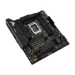 Imagen de la ASUS TUF GAMING B660M-PLUS WIFI, placa base micro ATX con chipset Intel B660, socket LGA 1700, SKU 90MB1AZ0-M1EAY0