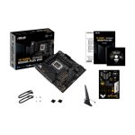 Imagen de la ASUS TUF GAMING B660M-PLUS WIFI, placa base micro ATX con chipset Intel B660, socket LGA 1700, SKU 90MB1AZ0-M1EAY0