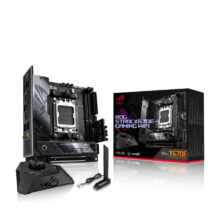 ASUS ROG STRIX X670E-I GAMING WIFI placa base con AMD X670 y zócalo AM5 en formato mini ITX. SKU 90MB1B70-M0EAY0