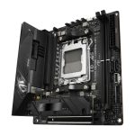 Imagen de la placa base ASUS ROG STRIX B650E-I GAMING WIFI AMD B650 Zócalo AM5 mini ITX, SKU 90MB1BI0-M0EAY0