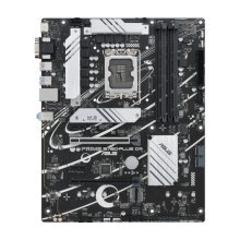 ASUS PRIME B760-PLUS D4 Intel B760 LGA 1700 ATX motherboard SKU 90MB1CW0-M1EAY0 with multiple expansion slots and robust cooling system.