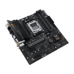 Imagen de la placa base ASUS TUF GAMING A620M-PLUS WIFI con zócalo AM5, formato micro ATX y chipset AMD A620, SKU 90MB1F00-M0EAY0.