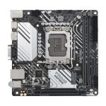 ASUS PRIME H610I-PLUS-CSM Intel H610 LGA 1700 mini ITX motherboard. SKU 90MB1GB0-M0EAYC. High-performance compact motherboard for efficient builds.