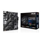 ASUS PRIME B550M-K with ARGB lighting, AMD B550 chipset, AM4 socket, micro ATX. SKU: 90MB1GC0-M0EAY0