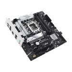 ASUS Prime B760M-PLUS Intel B760 micro ATX motherboard featuring LGA 1700 socket, model number 90MB1GY0-M0EAY0
