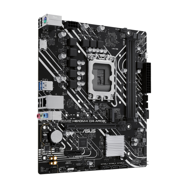 ASUS PRIME H610M-K D4 ARGB Intel H610 LGA 1700 micro ATX 3 ASUS Prime H610M-K D4 ARGB para diferentes usuarios