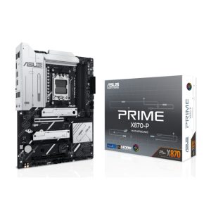 Placa base ASUS PRIME X870-P con chipset AMD X870, zócalo AM5 y formato ATX. SKU 90MB1IT0-M0EAY0