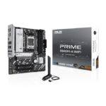Placa madre ASUS PRIME B840M-A WIFI, chipset AMD B840, zócalo AM5, formato micro ATX, SKU 90MB1J20-M0EAY0