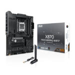 Imagen de la placa base ASUS X870 MAX GAMING WIFI7 con chipset AMD X870, zócalo AM5 y formato ATX. SKU: 90MB1LY0-M0EAY0