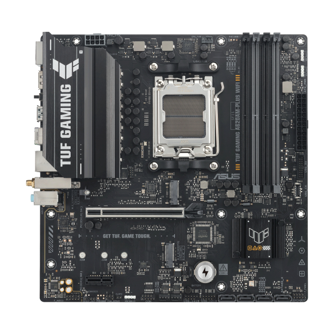ASUS TUF GAMING A620AM-PLUS WIFI AMD A620A Zócalo AM5 micro ATX 1 ASUS TUF GAMING A620AM-PLUS WIFI