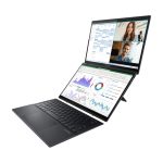 Portátil ASUS Zenbook Duo UX8406CA-PZ068X, Intel Core Ultra 9 285H, híbrido 2-en-1, pantalla táctil 3K de 14 pulgadas, 32 GB de RAM, 2 TB SSD, Wi-Fi 7, Windows 11 Pro, 90NB14X1-M002D0