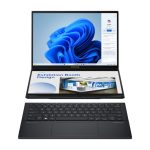 Portátil ASUS Zenbook Duo UX8406CA-PZ068X, Intel Core Ultra 9 285H, híbrido 2-en-1, pantalla táctil 3K de 14 pulgadas, 32 GB de RAM, 2 TB SSD, Wi-Fi 7, Windows 11 Pro, 90NB14X1-M002D0