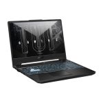 Portátil ASUS TUF Gaming A15 FA506NC-HN001W con procesador AMD Ryzen™ 5 7535HS, pantalla de 15.6 pulgadas Full HD, 16 GB DDR5-SDRAM, 512 GB SSD, tarjeta gráfica NVIDIA GeForce RTX 3050, compatibilidad con Wi-Fi 6E y Windows 11 Home, modelo negro. SKU: 90NR0JF7-M001T0