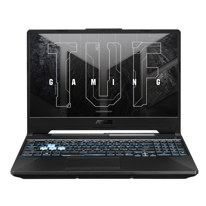 ASUS TUF Gaming A15 con AMD Ryzen™ 5 y gráfica NVIDIA RTX 3050 Portátil ASUS TUF Gaming A15 FA506NC-HN001W con procesador AMD Ryzen™ 5 7535HS, pantalla de 15.6 pulgadas Full HD, 16 GB DDR5-SDRAM, 512 GB SSD, tarjeta gráfica NVIDIA GeForce RTX 3050, compatibilidad con Wi-Fi 6E y Windows 11 Home, modelo negro. SKU: 90NR0JF7-M001T0
