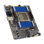 Imagen de la placa base ASUS K14PA-U12/ASMB11 con Socket SP5 y formato SSI CEB. SKU 90SB0CI0-M0UAY0