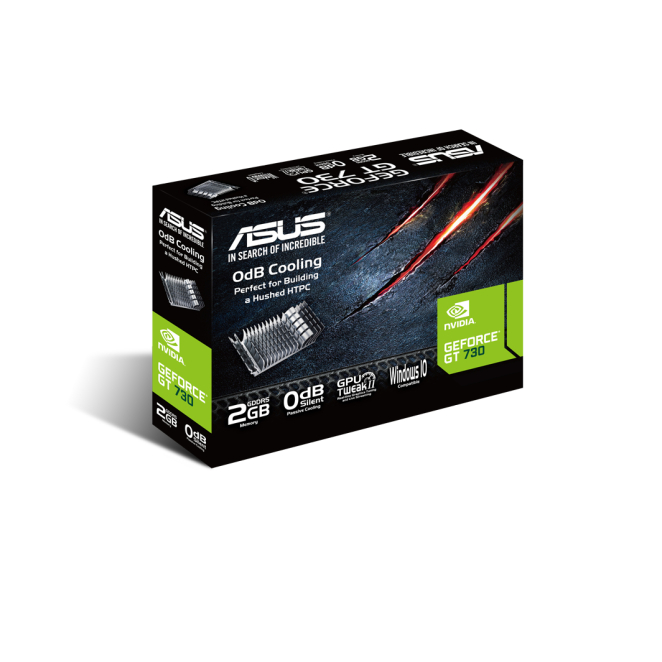 ASUS GT730-SL-2GD5-BRK NVIDIA GeForce GT 730 2 GB GDDR5 3 ASUS GT730-SL-2GD5-BRK NVIDIA GeForce GT 730 2 GB GDDR5, vista lateral