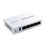 Imagen del router ASUS ExpertWiFi EBG15 con conexión Gigabit Ethernet en color blanco, SKU: EBG15