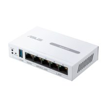 Imagen del router ASUS ExpertWiFi EBG15 con conexión Gigabit Ethernet en color blanco, SKU: EBG15