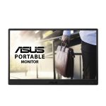 Monitor portátil ASUS ZenScreen MB165B de 15.6 pulgadas con resolución 1366 x 768 píxeles, ideal para viaje o segunda pantalla, SKU MB165B